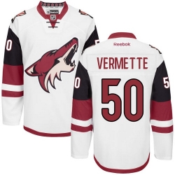 Antoine Vermette Reebok Arizona Coyotes Premier White Away NHL Jersey