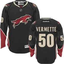 Antoine Vermette Reebok Arizona Coyotes Premier Black Third NHL Jersey