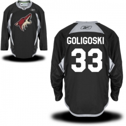Alex Goligoski Reebok Arizona Coyotes Premier Black Alternate Practice Jersey