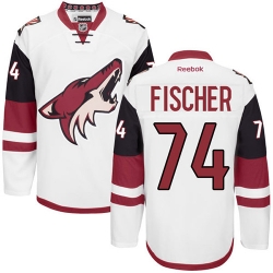 Christian Fischer Reebok Arizona Coyotes Authentic White Away NHL Jersey
