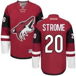 Dylan Strome Reebok Arizona Coyotes Authentic Red Burgundy Home NHL Jersey