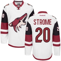 Dylan Strome Reebok Arizona Coyotes Premier White Away NHL Jersey