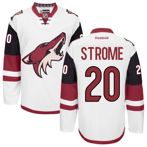 Dylan Strome Reebok Arizona Coyotes Premier White Away NHL Jersey