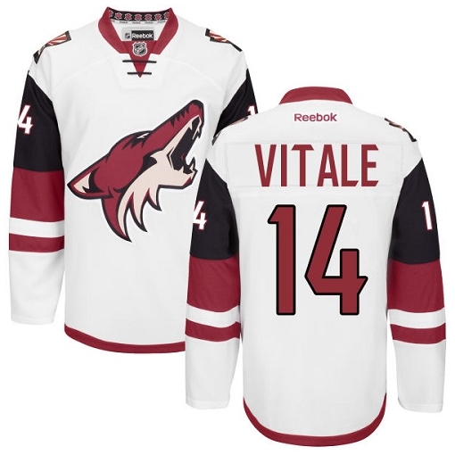 Joe Vitale Reebok Arizona Coyotes Authentic White Away NHL Jersey