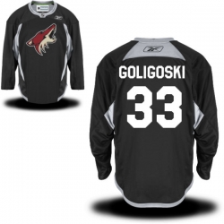 Alex Goligoski Youth Reebok Arizona Coyotes Premier Black Alternate Practice Jersey