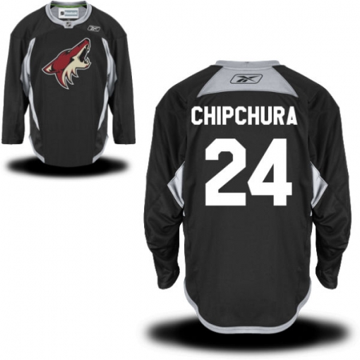 Kyle Chipchura Reebok Arizona Coyotes Authentic Black Alternate Practice Jersey