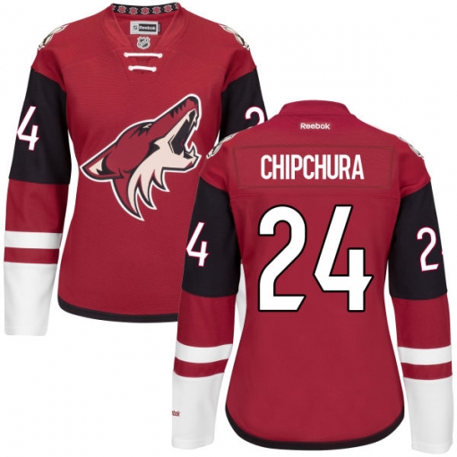 Kyle Chipchura Women's Reebok Arizona Coyotes Authentic Maroon Home Jersey