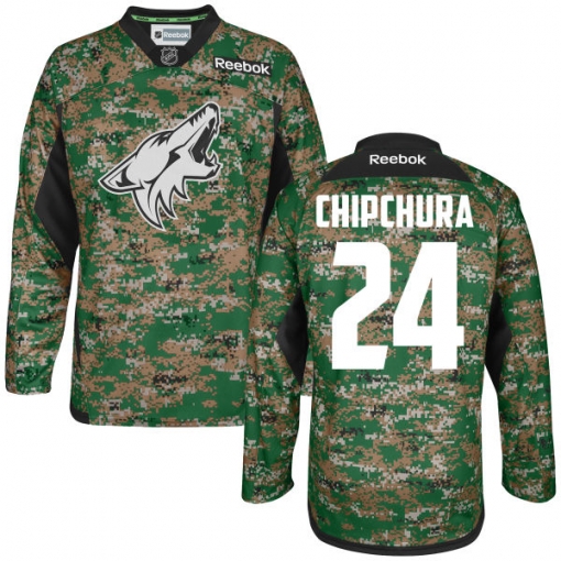 Kyle Chipchura Youth Reebok Arizona Coyotes Premier Camo Digital Veteran's Day Practice Jersey