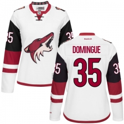 Louis Domingue Women's Reebok Arizona Coyotes Authentic White Away Jersey