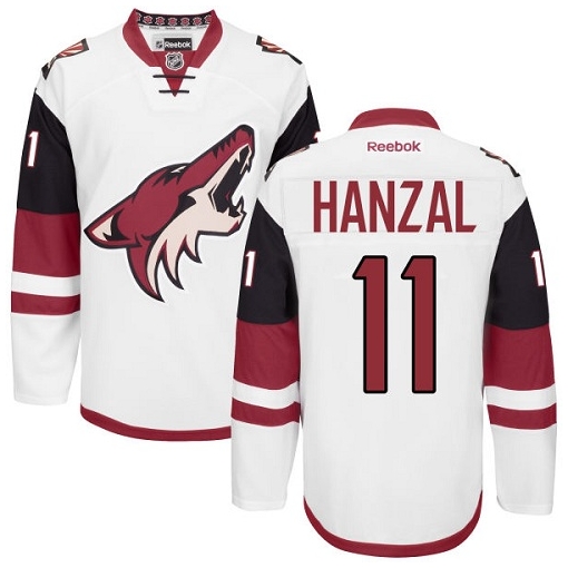 Martin Hanzal Reebok Arizona Coyotes Authentic White Away NHL Jersey