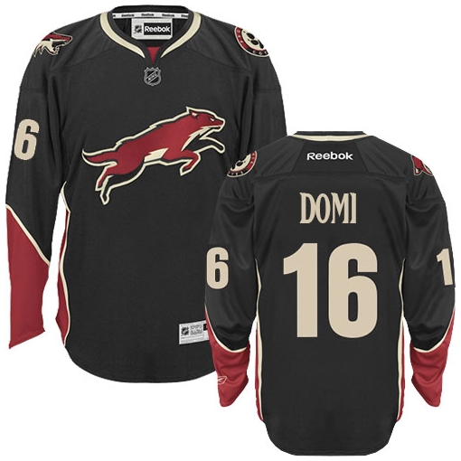 Max Domi Reebok Arizona Coyotes Authentic Black Third NHL Jersey