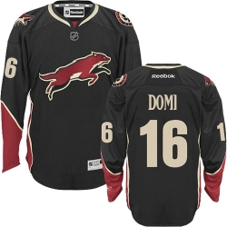 Max Domi Reebok Arizona Coyotes Premier Black Third NHL Jersey