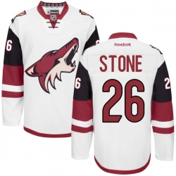 Michael Stone Reebok Arizona Coyotes Authentic White Away Jersey