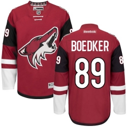 Mikkel Boedker Reebok Arizona Coyotes Authentic Red Burgundy Home NHL Jersey