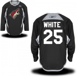 Ryan White Reebok Arizona Coyotes Premier White Alternate Black Practice Jersey