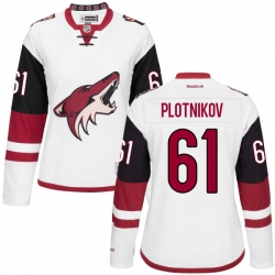 Sergei Plotnikov Women's Reebok Arizona Coyotes Premier White Away Jersey