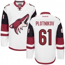 Sergei Plotnikov Youth Reebok Arizona Coyotes Authentic White Away Jersey