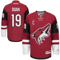Shane Doan Reebok Arizona Coyotes Premier Red Burgundy Home NHL Jersey