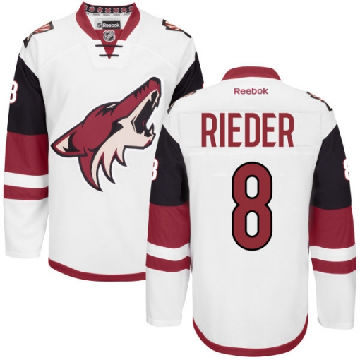 Tobias Rieder Reebok Arizona Coyotes Premier White Away Jersey