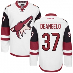 Tony DeAngelo Reebok Arizona Coyotes Authentic White Away Jersey