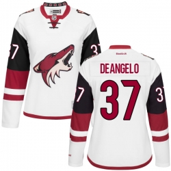 Tony DeAngelo Women's Reebok Arizona Coyotes Authentic White Away Jersey