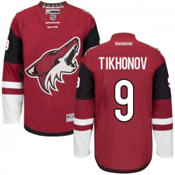 Viktor Tikhonov Reebok Arizona Coyotes Premier Maroon Home Jersey