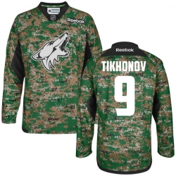 Viktor Tikhonov Reebok Arizona Coyotes Authentic Camo Digital Veteran's Day Practice Jersey