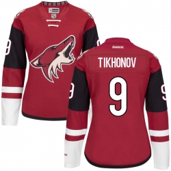 Viktor Tikhonov Women's Reebok Arizona Coyotes Premier Maroon Home Jersey