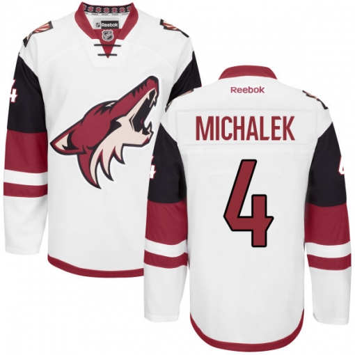 Zbynek Michalek Reebok Arizona Coyotes Premier White Away Jersey
