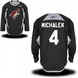 Zbynek Michalek Reebok Arizona Coyotes Authentic Black Alternate Practice Jersey