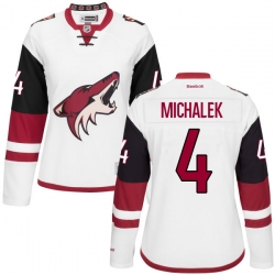 Zbynek Michalek Women's Reebok Arizona Coyotes Premier White Away Jersey