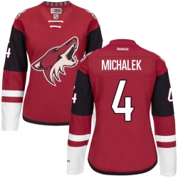Zbynek Michalek Women's Reebok Arizona Coyotes Authentic Maroon Home Jersey