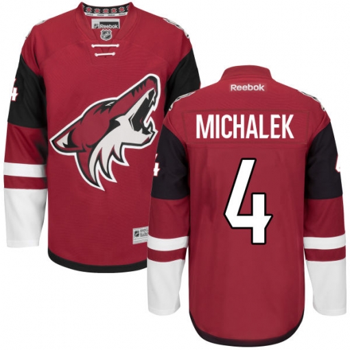 Zbynek Michalek Youth Reebok Arizona Coyotes Premier Maroon Home Jersey