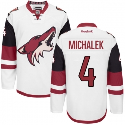 Zbynek Michalek Youth Reebok Arizona Coyotes Premier White Away Jersey
