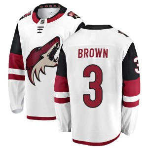 Josh Brown Men's Fanatics Branded Arizona Coyotes Breakaway White Away Jersey