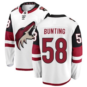 Michael Bunting Men's Fanatics Branded Arizona Coyotes Breakaway White Away Jersey