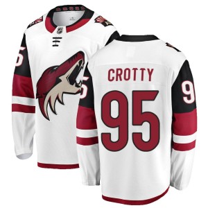 Cameron Crotty Men's Fanatics Branded Arizona Coyotes Breakaway White Away Jersey