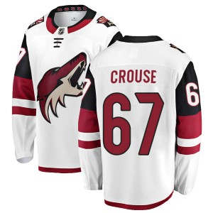 Lawson Crouse Men's Fanatics Branded Arizona Coyotes Authentic White Away Jersey