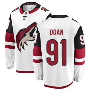 Josh Doan Men's Fanatics Branded Arizona Coyotes Breakaway White Away Jersey