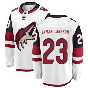 Oliver Ekman-Larsson Men's Fanatics Branded Arizona Coyotes Authentic White Away Jersey