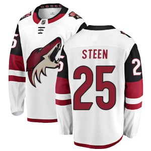 Thomas Steen Men's Fanatics Branded Arizona Coyotes Authentic White Away Jersey