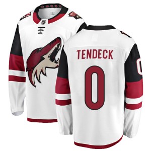 David Tendeck Men's Fanatics Branded Arizona Coyotes Breakaway White Away Jersey