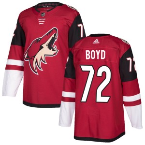 Travis Boyd Youth Adidas Arizona Coyotes Authentic Maroon Home Jersey