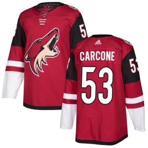 Michael Carcone Youth Adidas Arizona Coyotes Authentic Maroon Home Jersey