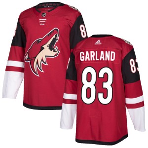 Conor Garland Youth Adidas Arizona Coyotes Authentic Maroon Home Jersey