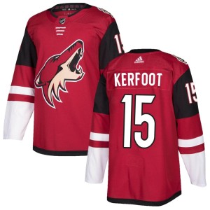 Alex Kerfoot Youth Adidas Arizona Coyotes Authentic Maroon Home Jersey