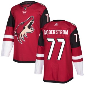 Victor Soderstrom Youth Adidas Arizona Coyotes Authentic Maroon Home Jersey
