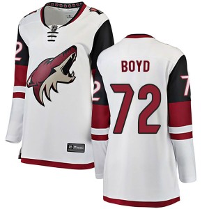 Travis Boyd Women's Fanatics Branded Arizona Coyotes Breakaway White Away Jersey
