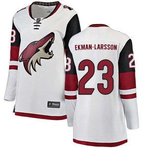 Oliver Ekman-Larsson Women's Fanatics Branded Arizona Coyotes Authentic White Away Jersey