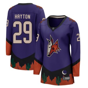 Barrett Hayton Women's Fanatics Branded Arizona Coyotes Breakaway Purple 2020/21 Special Edition Jersey